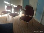 Set van 6 Froscher stoelen 70 jaren., Ophalen, Gebruikt, Overige kleuren, Metaal