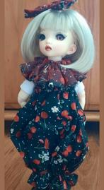 Mooie bjd 1/6, littlefee, fullset met extra kleding., Verzamelen, Poppen, Ophalen of Verzenden, Zo goed als nieuw, Pop