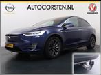 Tesla Model X 100D Trekhaak Leder Luchtvering Adaptive Cruis, Auto's, Automaat, Model X, Gebruikt, 2433 kg