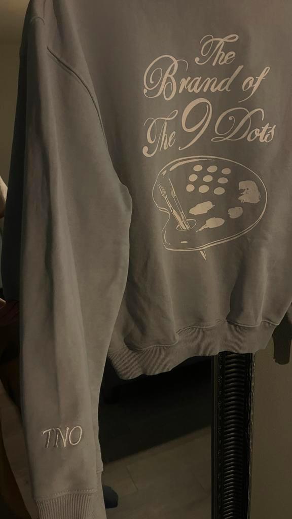 TNO The New Originals Hoodie Lichtblauw Grijs Maat S, Kleding | Heren, Truien en Vesten, Zo goed als nieuw, Overige maten, Grijs