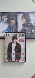 3x Justin Bieber op dvd - Combiprijs, Alle leeftijden, Ophalen of Verzenden, Zo goed als nieuw