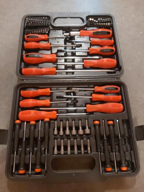 Wolfgang schroevendraaiers set 100delig in koffer, Doe-het-zelf en Verbouw, Gereedschap | Handgereedschap, Zo goed als nieuw, Ophalen of Verzenden