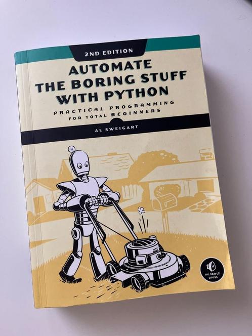 Automate the boring stuff with Python, Boeken, Studieboeken en Cursussen, Zo goed als nieuw, WO, Beta, Ophalen of Verzenden