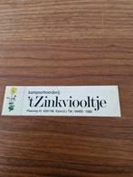 2678 Sticker Kampeerboerderij 't Zinkviooltje Epen, Ophalen of Verzenden, Zo goed als nieuw