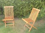 Teak houten klapstoelen, Ophalen, Zo goed als nieuw, Teakhout