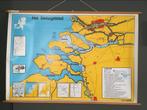 Landkaart Het Deltagebied - Uitgeverij Ajodakt, Gelezen, Ophalen of Verzenden, Landkaart, 1800 tot 2000