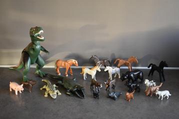 Playmobil dieren eenhoorn T-rex honden paarden zeehond etc beschikbaar voor biedingen