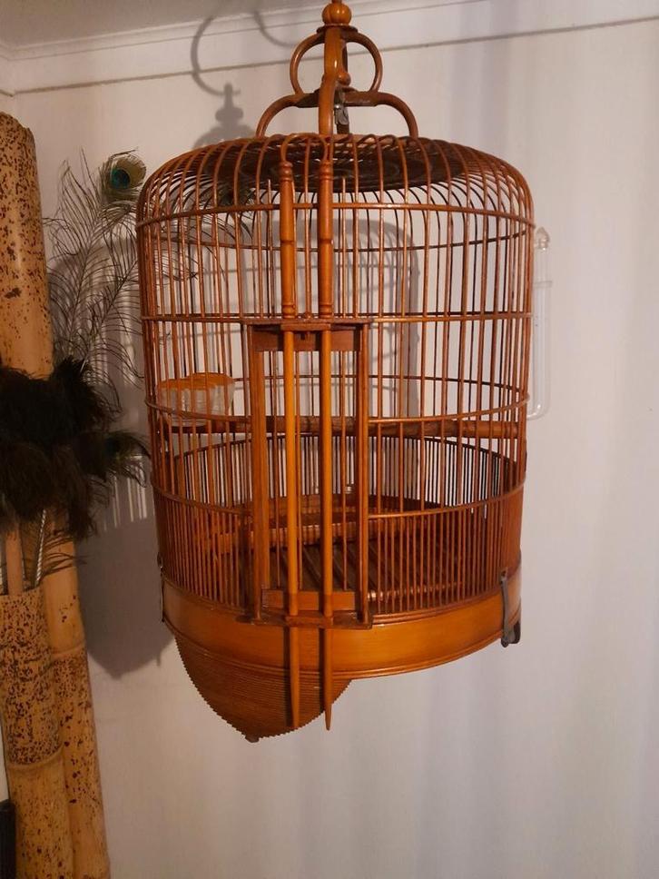 Exclusieve vogelkooien, Dieren en Toebehoren, Vogels | Hokken en Kooien, Zo goed als nieuw, Vogelkooi, Hout, Ophalen