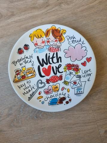 Ontbijtbord with love Blond Amsterdam nieuw  beschikbaar voor biedingen