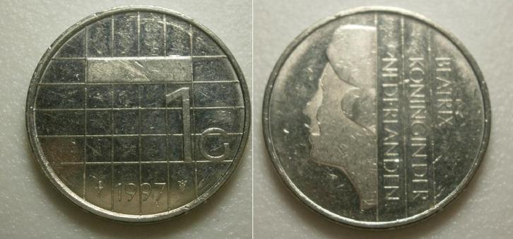 PD02561 Beatrix 1 gulden 1997, Postzegels en Munten, Munten | Nederland, Losse munt, 1 gulden, Koningin Beatrix, Ophalen of Verzenden