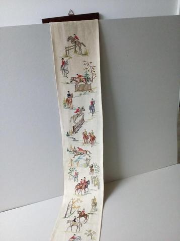Paardensport/Schellenkoord.Decoratie/ Borduurwerk. beschikbaar voor biedingen