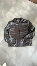 Stoere leren jas – bruin – maat 40 – merk Leather Sound, ., Ophalen of Verzenden, Zo goed als nieuw, .