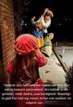 A.s. zaterdag Pakjespiet komt na intocht 1e pakje brengen!, Diversen, Sinterklaas, Ophalen of Verzenden, Nieuw