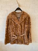 Bontjas van nerts, Kleding | Dames, Ophalen of Verzenden, Gedragen, Maat 38/40 (M), Bruin