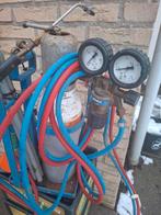 Hardsoldeerset met frame, Ophalen