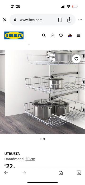 Lades van ikea 2 stuks voor 20€ nieuw beschikbaar voor biedingen