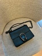 Leren tas, Ophalen of Verzenden, Zo goed als nieuw, Zwart, Schoudertasje