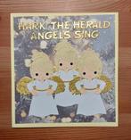 Kerstkaart met engelen, Ophalen of Verzenden