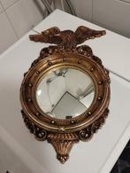 Vintage jaren 60 Syrocco USA convex bulls eye spiegel, Antiek en Kunst, Antiek | Spiegels, Ophalen of Verzenden, Rond, Minder dan 50 cm