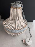 kroonluchter met houten kralen, Ophalen, Zo goed als nieuw, Hout