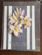 Nieuwe zelfgemaakte condoleance kaart 3D, Ophalen of Verzenden, Nieuw, Overige thema's