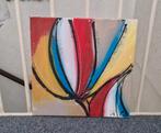 Abstract Schilderij - Kleurrijk Kunstwerk, Ophalen of Verzenden