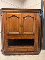 Vintage eiken hoekkast, Antiek en Kunst, Antiek | Meubels | Kasten, Ophalen