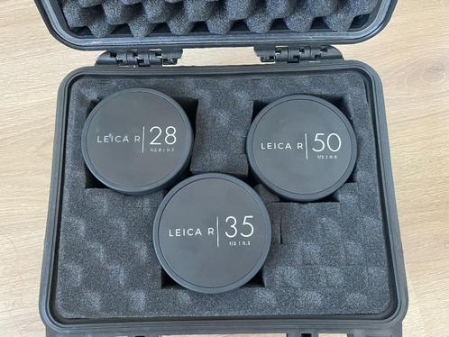 Leica R Vintage Lens Set (28/35/50mm), Audio, Tv en Foto, Fotografie | Lenzen en Objectieven, Gebruikt, Standaardlens, Ophalen