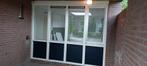 Kozijn pui met draaikiep raam, Doe-het-zelf en Verbouw, Raamkozijn, 150 tot 225 cm, Gebruikt, Hout