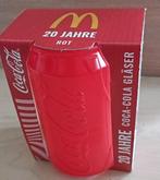 Coca-Cola glas "20 jaar" – McDonald's Special Edition (rood), Ophalen of Verzenden, Nieuw, Gebruiksvoorwerp