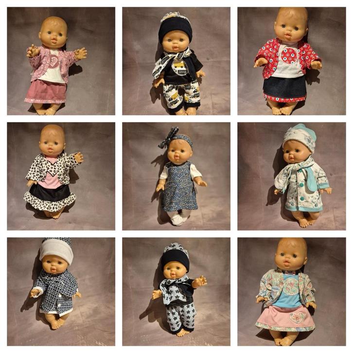 Nieuwe handgemaakte Poppenkleding 34cm pop paola reina, Kinderen en Baby's, Speelgoed | Poppen, Nieuw, Babypop, Ophalen of Verzenden