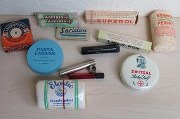 Vintage pharmaceutisch materiaal, jaren '50 beschikbaar voor biedingen