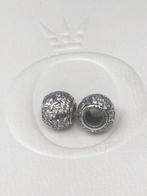 Pandora bedels opengewerkt bol met roze sterretjes, Sieraden, Tassen en Uiterlijk, Bedels, Ophalen, Pandora, Zo goed als nieuw