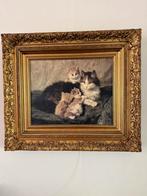 Poezen schilderij naar Henriette Ronner, Antiek en Kunst, Kunst | Schilderijen | Klassiek, Ophalen