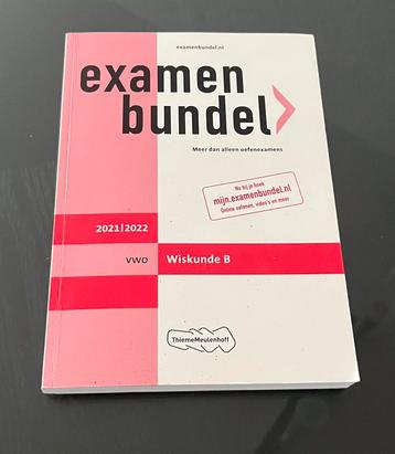 Wiskunde b vwo oude examenbundel beschikbaar voor biedingen