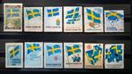 Scandinavie Julen TBC Rode Kruis #4, Postzegels en Munten, Verzenden, Zweden, Gestempeld