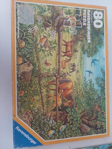 Ravensburger Puzzel - Bij de Paardenweide - 80 stukjes beschikbaar voor biedingen
