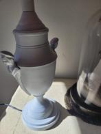 tafellamp met Clayre & Eef lampenkap foto 1 t/m 3, Huis en Inrichting, Heikant 21 Kaatsheuvel, 50 tot 75 cm, Romantisch, barok, brocante