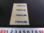 sticker transparant NOVUS, Ophalen, Zo goed als nieuw, Bedrijf of Vereniging