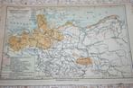Originele oude kaart Heidegebieden Noord-Duitsland - 1895 !!, Boeken, Atlassen en Landkaarten, Gelezen, Duitsland, Ophalen of Verzenden