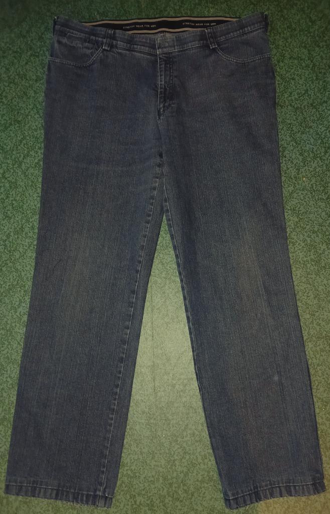 6) Calabria broek Spijker jeans  maat XXL 54/56, Kleding | Heren, Spijkerbroeken en Jeans, Zo goed als nieuw, Blauw, Ophalen of Verzenden