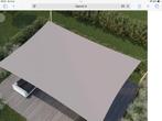 Hanse Schaduwdoek 8*6 meter Taupe, Tuin en Terras, Schaduwdoeken, Ophalen of Verzenden, Nieuw