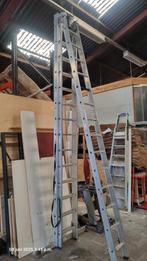 Schuifladder, Doe-het-zelf en Verbouw, Ladders en Trappen, Ophalen, Gebruikt, Ladder, Opvouwbaar of Inschuifbaar