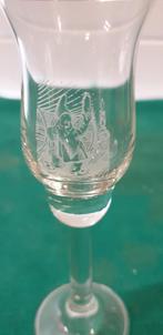 jeneverglas met afbeelding trol, Verzamelen, Glas en Borrelglaasjes, Ophalen of Verzenden, 'T Olde Gre-j, Info@toldegrej.nl, Endepoelstraat 20f Didam
