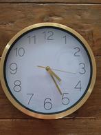 wandklok Goudkleurig, Ophalen, Nieuw, Analoog, Wandklok