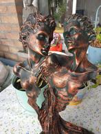 Kunststof beeld met 2 hoofden  ,heel apart, Ophalen of Verzenden, Dier
