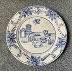 Delfts blauw wandbord Voedingsbond F.N.V., Antiek en Kunst, Ophalen of Verzenden