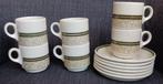 6x kop en schotel Royal Doulton Steelite - Country Club, Ophalen, Gebruikt, Overige stijlen, Kop(pen) en/of Schotel(s)