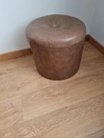 Vintage poef - hocker - voetenbank, Ophalen of Verzenden, Huis en Inrichting