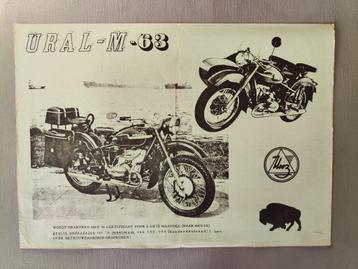 Ural motorfiets – M – 63 verkoopfolder beschikbaar voor biedingen